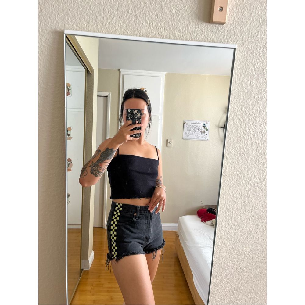 Reworked Levi’s shorts​